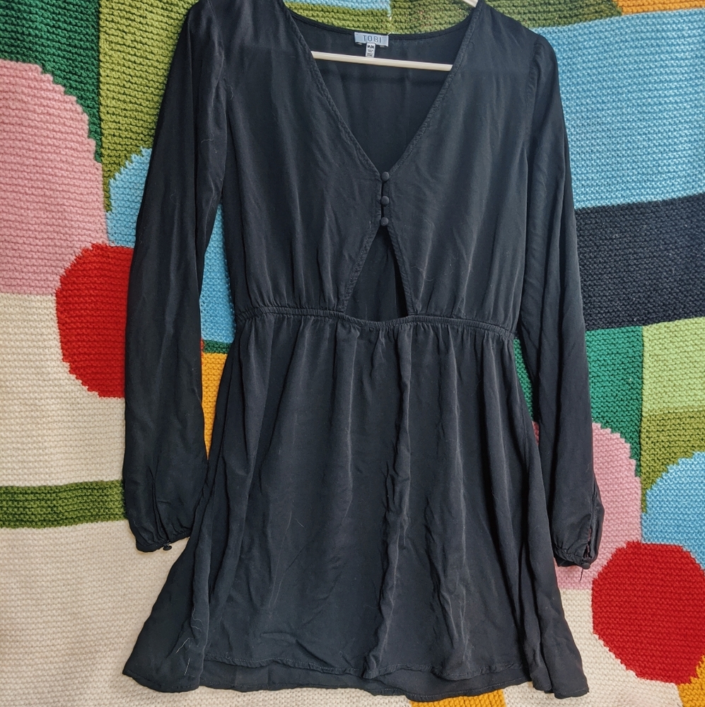 Boho Cutout Mini Dress